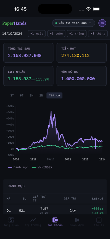 PaperHands Mobile App